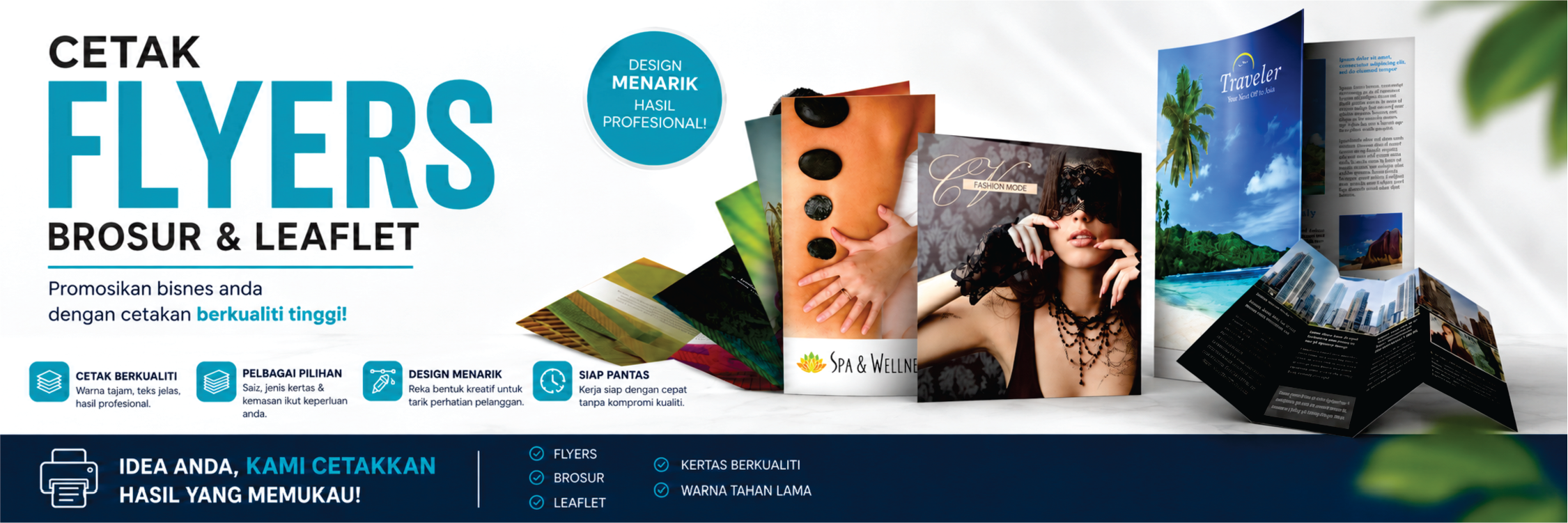 Flyers, brochure and leaflet printing
